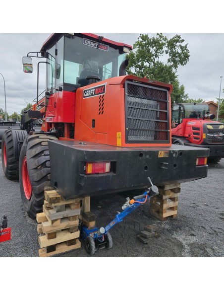 CRAFTMAX-50-Tonnen-Wagenheber-lufthydraulisch-kompakt-faltbar-fuer-LKW-Nutzfahrzeuge-Traktor-Landwirtschaft-2