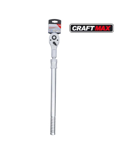 Teleskop-Umschaltknarre-Knarre-Ratsche-Dreiviertel-Zoll-20-mm-ausziehbar-600-bis-985-mm-Chrom-Vanadium-Stahl-4