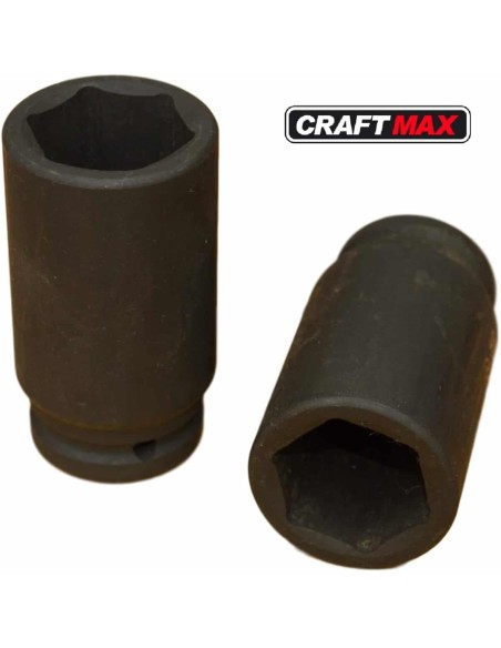 CRAFTMAX®-Dreiviertel-Zoll-Druckluft-Schlagschrauber-Nuss-SW-36-mm-L90-mm-6pt