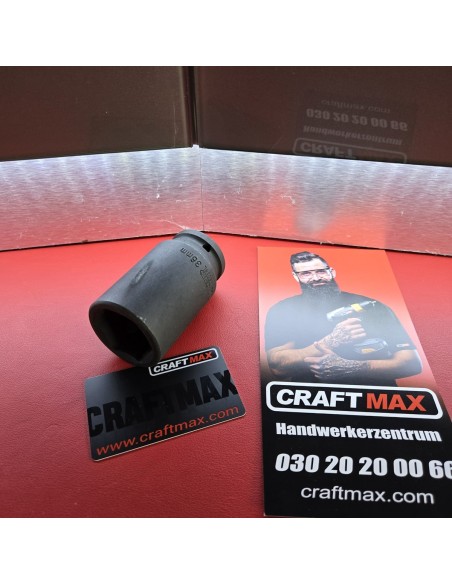 CRAFTMAX®-Dreiviertel-Zoll-Druckluft-Schlagschrauber-Nuss-SW-36mm-L90mm-6pt