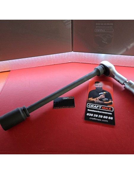 Radlader-Radmuttermontage-Set-Dreiviertel-Zoll-Nuss-36mm-Verlaengerung-400mm-Kraft-Ratsche-extra-lang-985mm-2