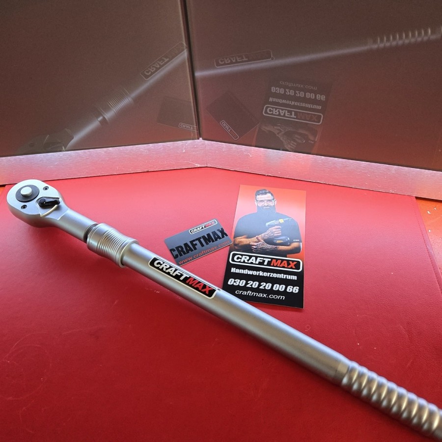 CRAFTMAX®-Teleskop-Umschaltknarre-Knarre-Ratsche-Dreiviertel-Zoll-20mm-ausziehbar-600-985mm