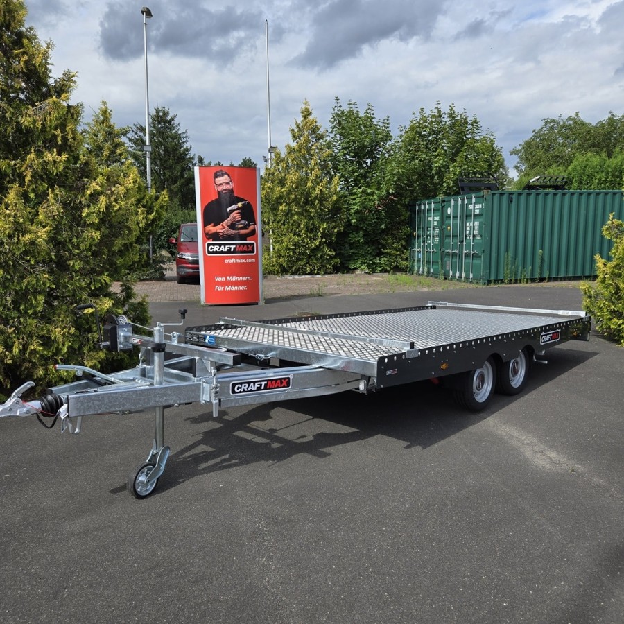 CRAFTMAX-SuperFlash-3500-Fahrzeugtransporter-Autotrailer-mit-schnell-kippbarer-Ladeflaeche-mit-Riffelblech-geschlossen-6