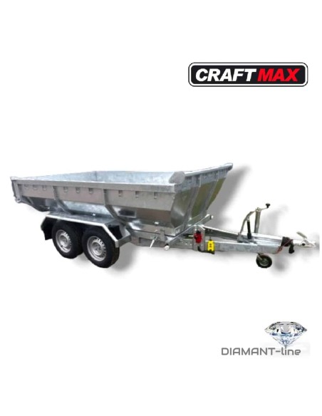 CRAFTMAX®-Stahlmuldenkipper-3500-Elektrohydraulik-3.02x1.80x0.60m-inkl.-Auffahrschienen-2