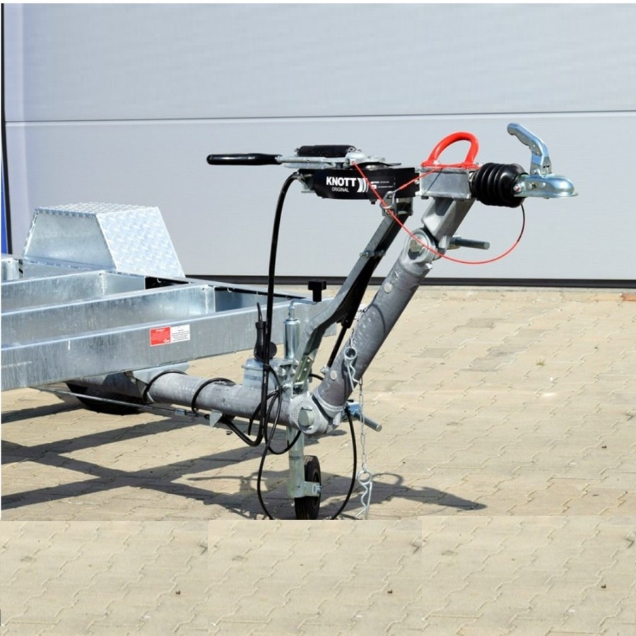 CRAFTMAX®-3500-Tandem-Notstromaggregat-PKW-Anhaenger-3.67x1.24m-hoehenverstellbare-Zugkupplung-100-kmh-1