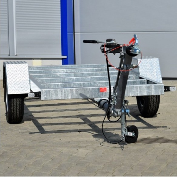 CRAFTMAX®-3500-Tandem-Notstromaggregat-PKW-Anhaenger-3.67x1.24m-hoehenverstellbare-Zugkupplung-100-kmh-2
