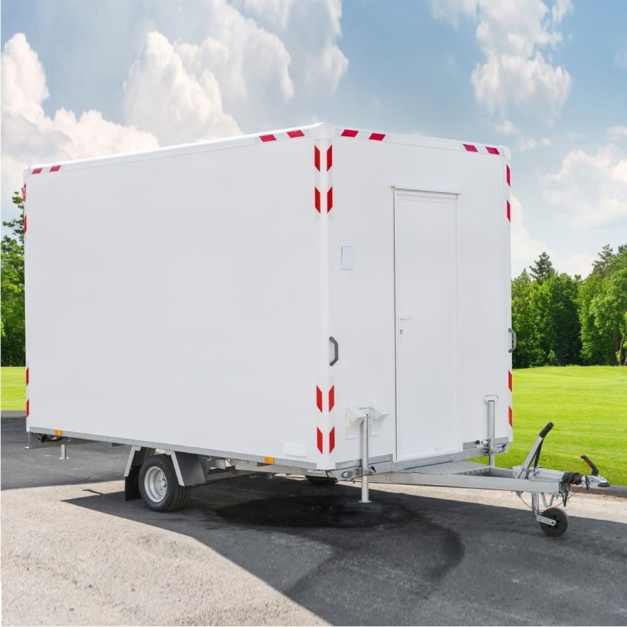 CRAFTMAX-Bauwagen-1300-Basic-Thermo-Sandwichpanele-3.70x2.10x2.30m-Fenster-Tuer-Stuetzen-2