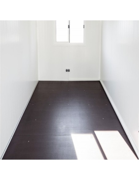 CRAFTMAX-Bauwagen-1300-Thermo-Sandwichpanele-5.00x2.00x2.30m-Fenster-Tuer-Stuetzen-3