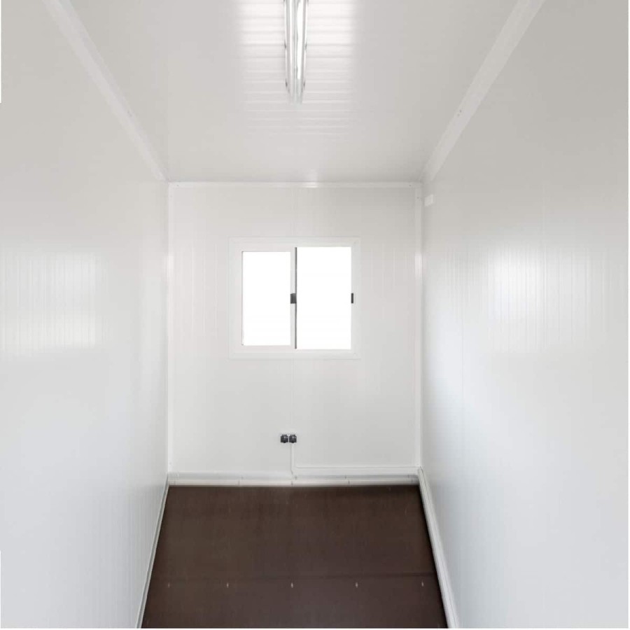 CRAFTMAX-Bauwagen-1300-Thermo-Sandwichpanele-5.00x2.00x2.30m-Fenster-Tuer-Stuetzen-4