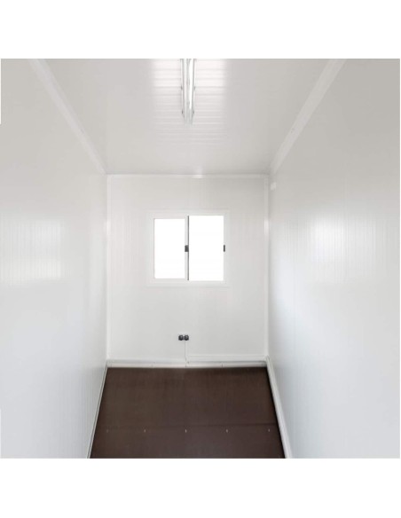 CRAFTMAX-Bauwagen-1300-Thermo-Sandwichpanele-5.00x2.00x2.30m-Fenster-Tuer-Stuetzen-4