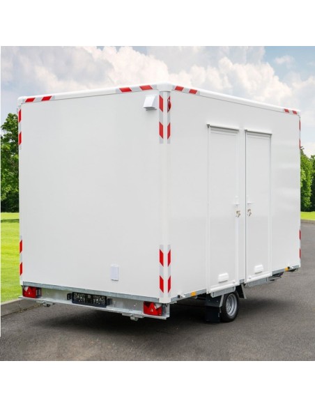 CRAFTMAX®-Toilettenwagen-1300-WC-Anhaenger-Baustellen-WC-3.50x2.20x2.30m-gebremst-100kmh-1