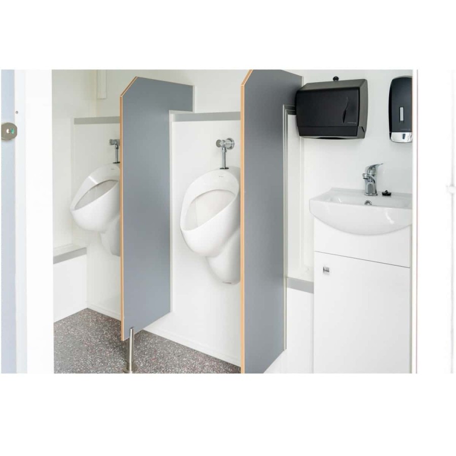 CRAFTMAX®-Toilettenwagen-1300-WC-Anhaenger-Baustellen-WC-3.50x2.20x2.30m-gebremst-100kmh-2