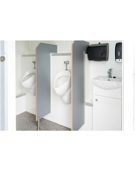CRAFTMAX®-Toilettenwagen-1300-WC-Anhaenger-Baustellen-WC-3.50x2.20x2.30m-gebremst-100kmh-2