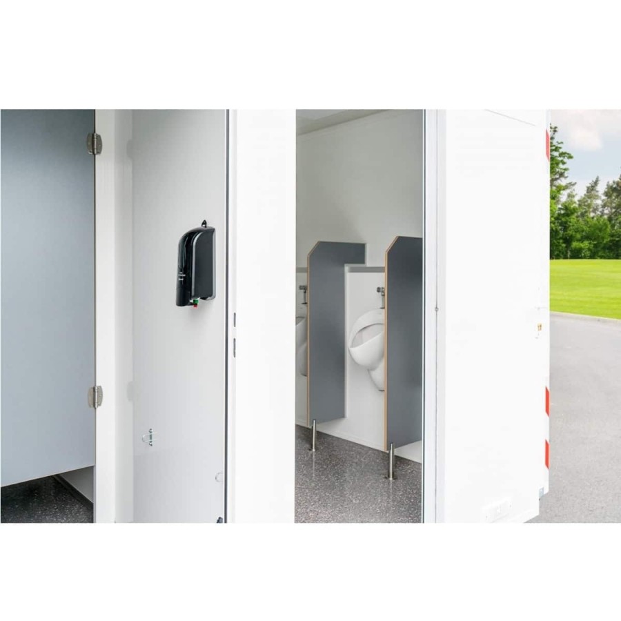 CRAFTMAX®-Toilettenwagen-1300-WC-Anhaenger-Baustellen-WC-3.50x2.20x2.30m-gebremst-100kmh-4