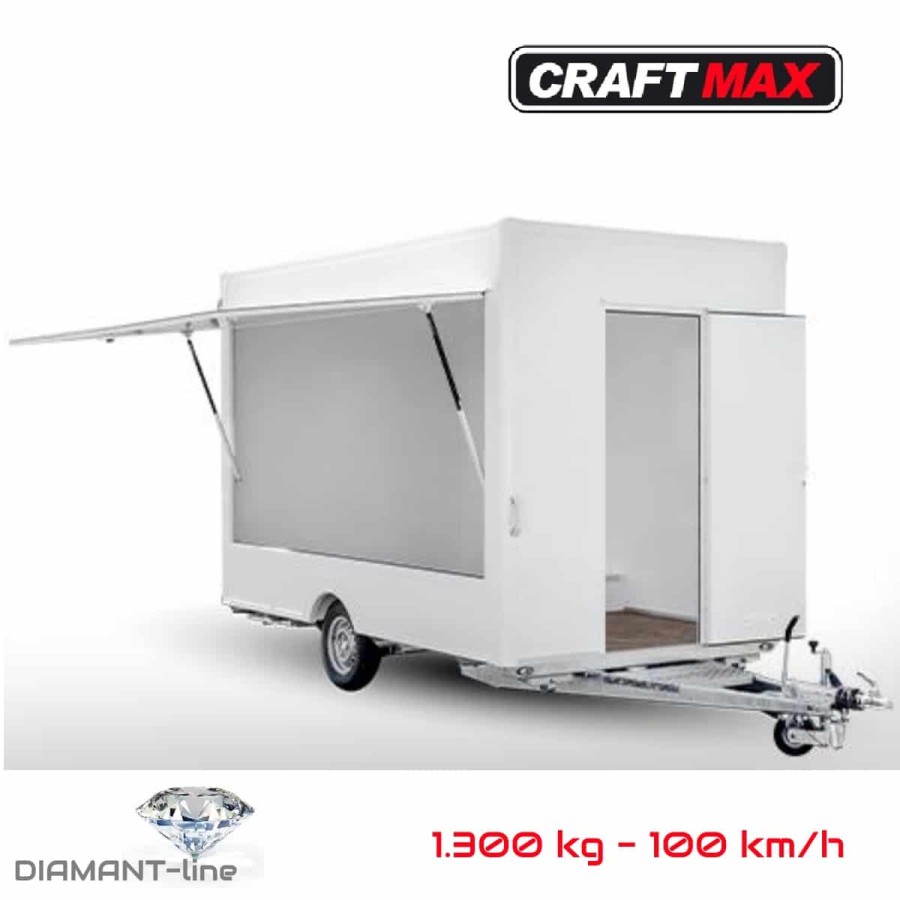 Verkaufsanhaenger-1300-ThermoSandwich-3.60x2.00x2.30m-grosse-Verkaufsklappe-gebremst-100kmh