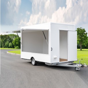 Verkaufsanhaenger-1300-ThermoSandwich-3.60x2.00x2.30m-grosse-Verkaufsklappe-gebremst-100kmh 2