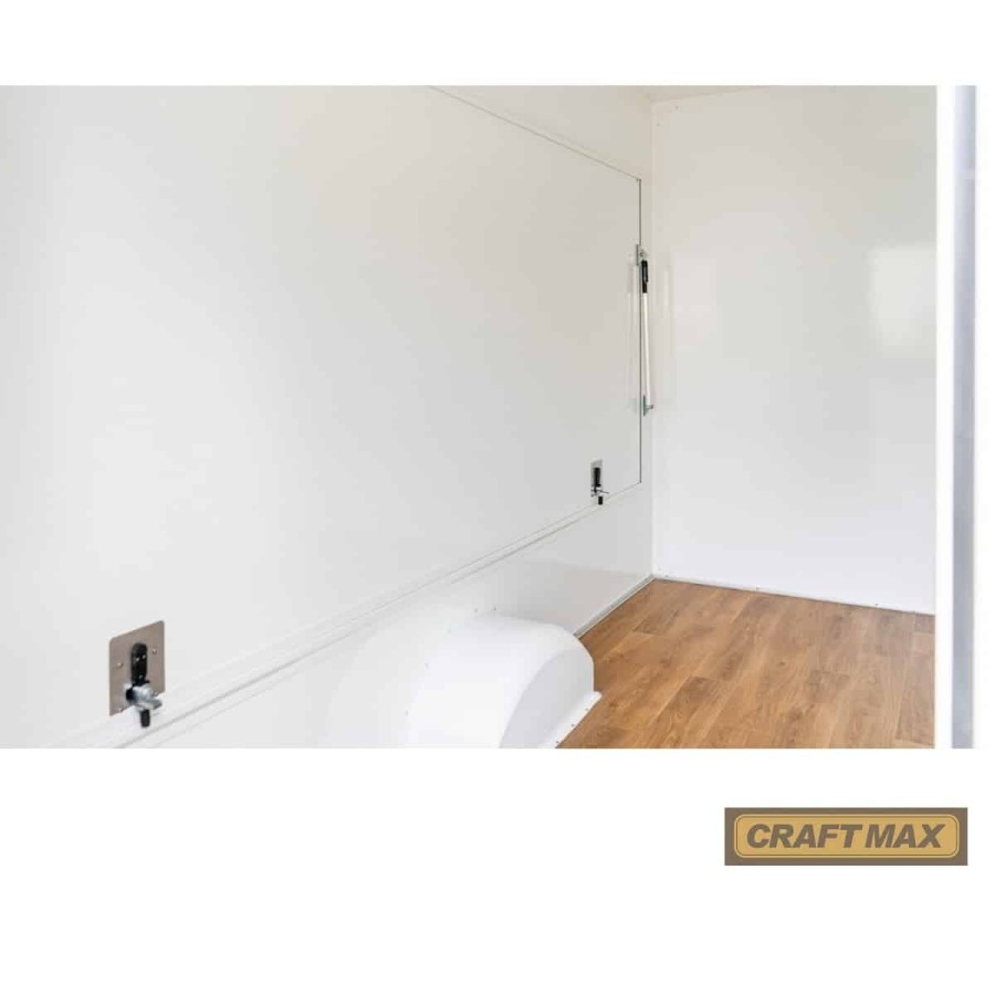 CRAFTMAX-Verkaufsanhaenger-1300-ThermoSandwich-3.60x2.00x2.30m-grosse-Verkaufsklappe-gebremst-100kmh-1