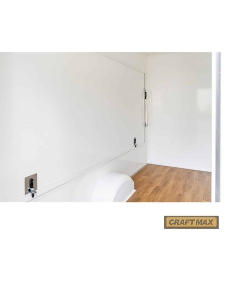 CRAFTMAX-Verkaufsanhaenger-1300-ThermoSandwich-3.60x2.00x2.30m-grosse-Verkaufsklappe-gebremst-100kmh-1