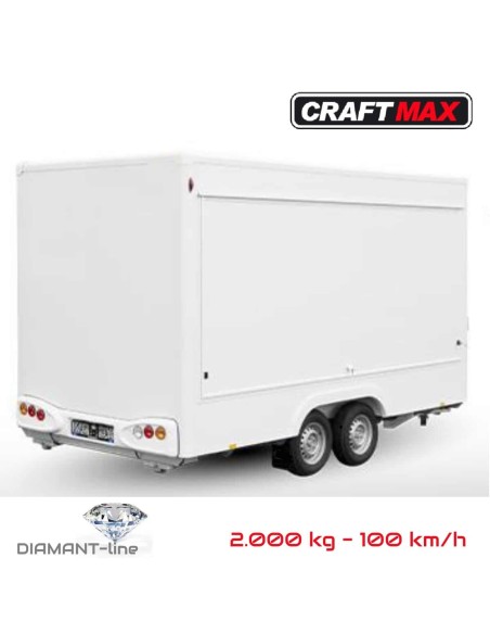 Verkaufsanhaenger-2000-ThermoSandwich-4.00x2.20x2.30m-grosse-Verkaufsklappe-gebremst-100kmh