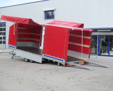 CRAFTMAX®-TransFlash®-Diamantline-3500-Tridem-Fahrzeugtransporter-hydraulisch-kippbar-mit-ALU-Bordwand-und-Hochplane 2