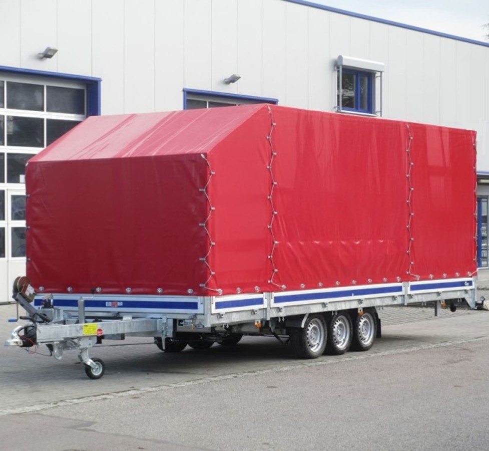 CRAFTMAX®-3500-Tridem-Fahrzeugtransporter-hydraulisch-kippbar-ALU-Bordwand-Hochplane-13
