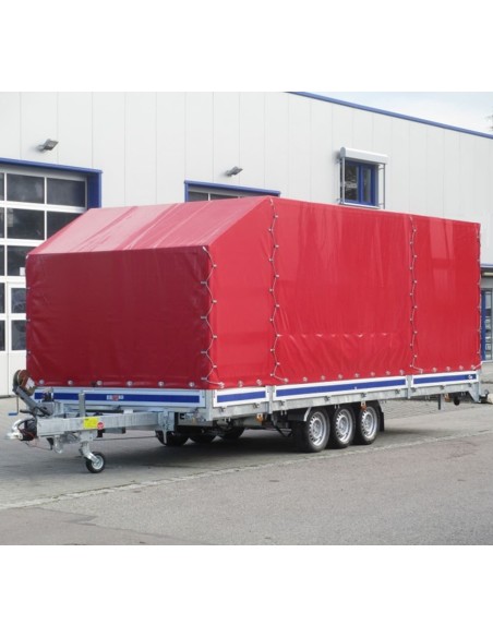 CRAFTMAX®-3500-Tridem-Fahrzeugtransporter-hydraulisch-kippbar-ALU-Bordwand-Hochplane-13