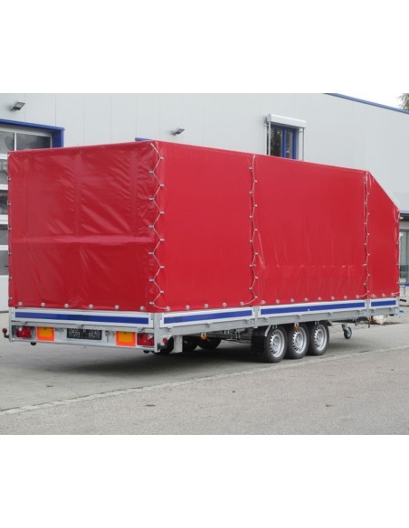 CRAFTMAX®-3500-Tridem-Fahrzeugtransporter-hydraulisch-kippbar-ALU-Bordwand-Hochplane-14