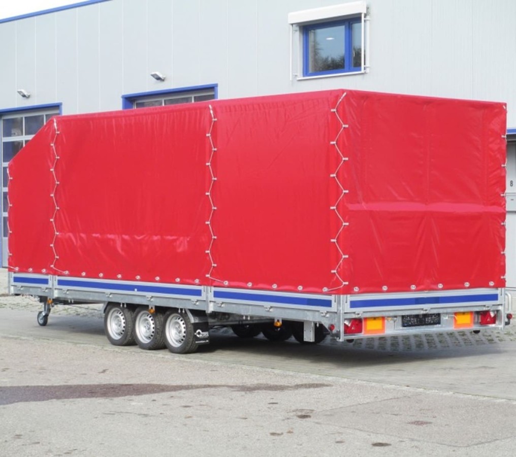 CRAFTMAX®-3500-Tridem-Fahrzeugtransporter-hydraulisch-kippbar-ALU-Bordwand-Hochplane-4