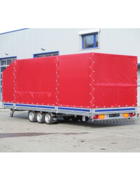 CRAFTMAX®-3500-Tridem-Fahrzeugtransporter-hydraulisch-kippbar-ALU-Bordwand-Hochplane-4