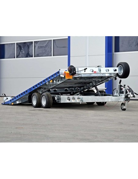 CRAFTMAX-3000-Tandem-Autotrailer-geschlossener-Alupaneelboden-kippbar-4.60x2.03m-Seilwinde-LED-2