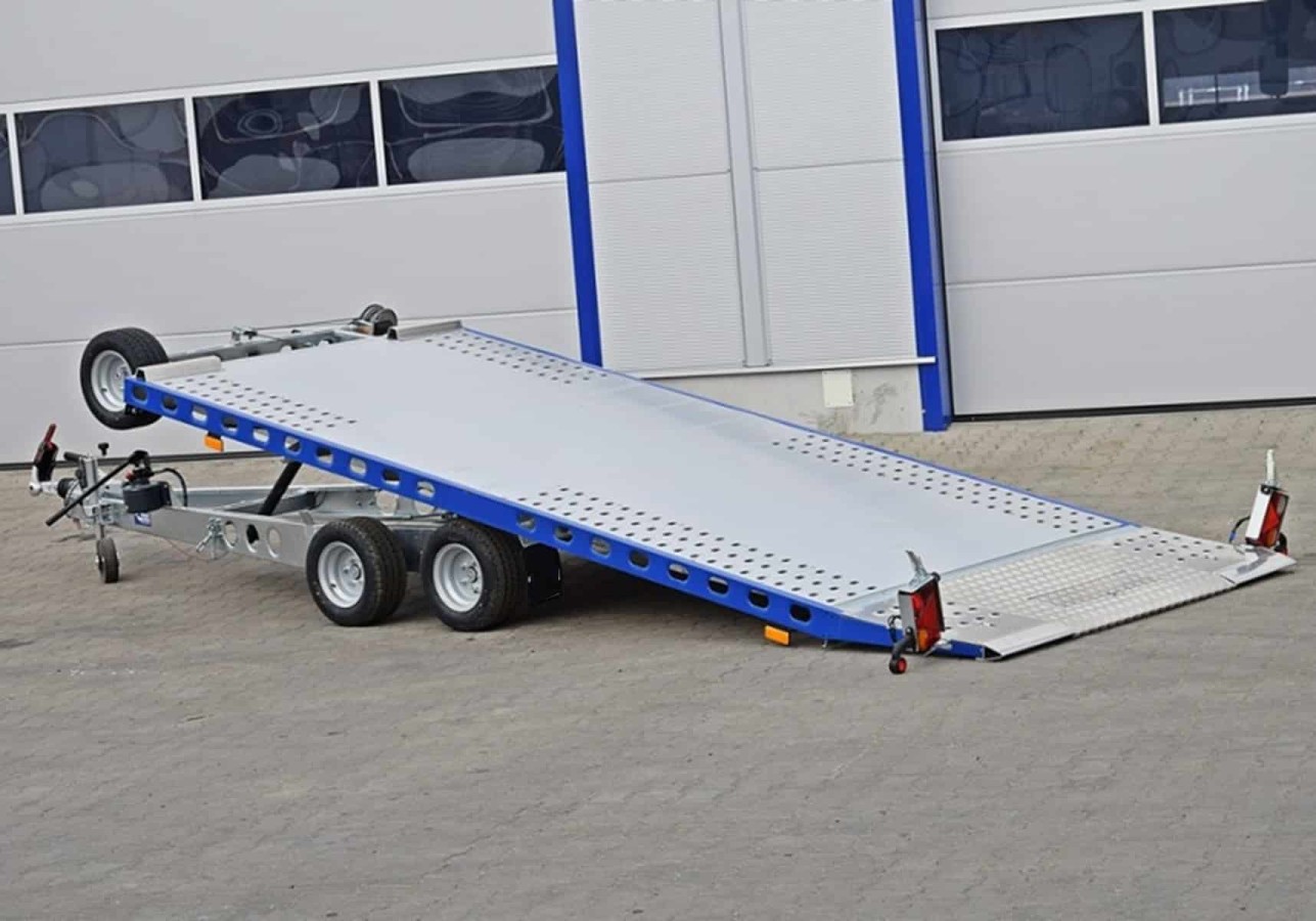 CRAFTMAX-3000-Tandem-Autotrailer-geschlossener-Alupaneelboden-kippbar-4.60x2.03m-Seilwinde-LED-12