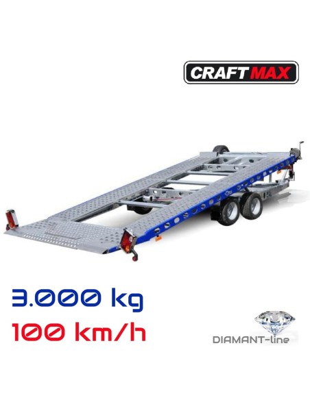 3000-Tridem-Autotrailer-geschlossener-Alupaneelboden-kippbar-4.6x2.03m-Seilwinde-LED-100-kmh