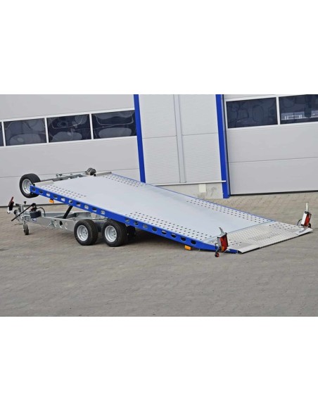 CRAFTMAX-3000-Tandem-Autotrailer-geschlossener-Alupaneelboden-kippbar-4.60x2.03m-Seilwinde-LED-12