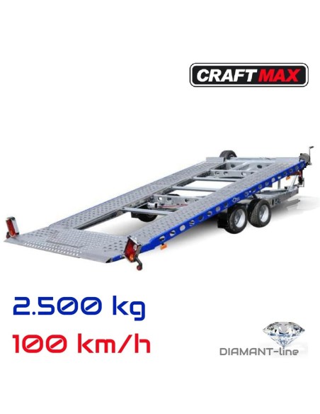 2500-Tridem-Autotrailer-geschlossener-Alupaneelboden-kippbar-4.6x2.03m-Seilwinde-LED-100-kmh