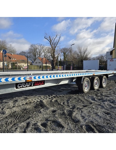 CRAFTMAX-3500-XXL-Fahrzeugtransporter-8.50x2.18m-mit-250cm-ALU-Auffahrschienen-Ersatzrad-V-Deichsel-gebremst-3