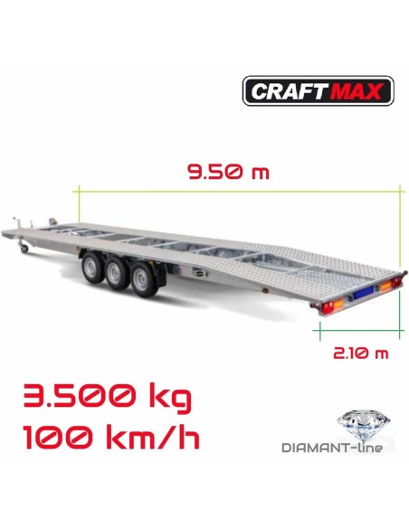 CRAFTMAX®-Ecco-950XL®-3500-Tridem-Fahrzeugtransporter-mit-Auffahrschienen-Ersatzrad-mit-Halter