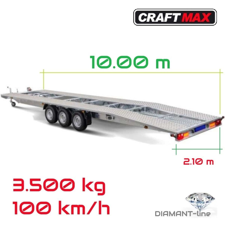 CRAFTMAX®-Ecco-1000XXL®-3500-Tridem-Fahrzeugtransporter-mit-Auffahrschienen-Ersatzrad-mit-Halter
