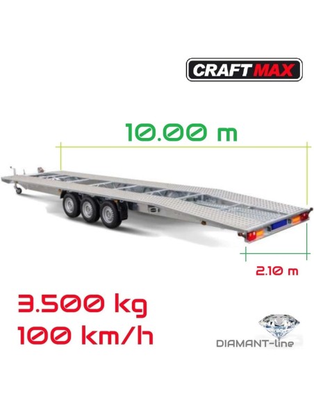 CRAFTMAX®-Ecco-1000XXL®-3500-Tridem-Fahrzeugtransporter-mit-Auffahrschienen-Ersatzrad-mit-Halter