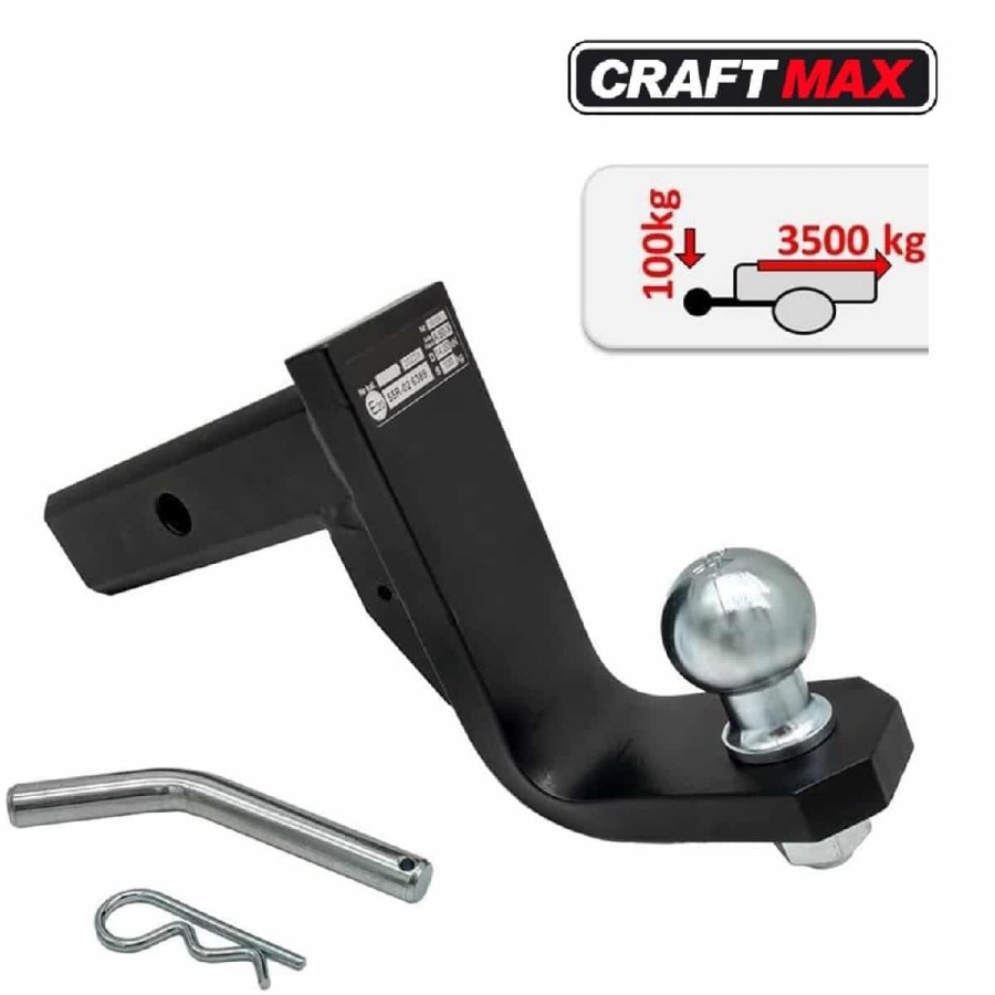 CRAFTMAX®-Anhaengerkupplung-Adapter-fuer-US-Fahrzeuge-Kugelkopf-Kupplungskugel-mit-10cm-tiefgezogenem-Kugelkopf-2