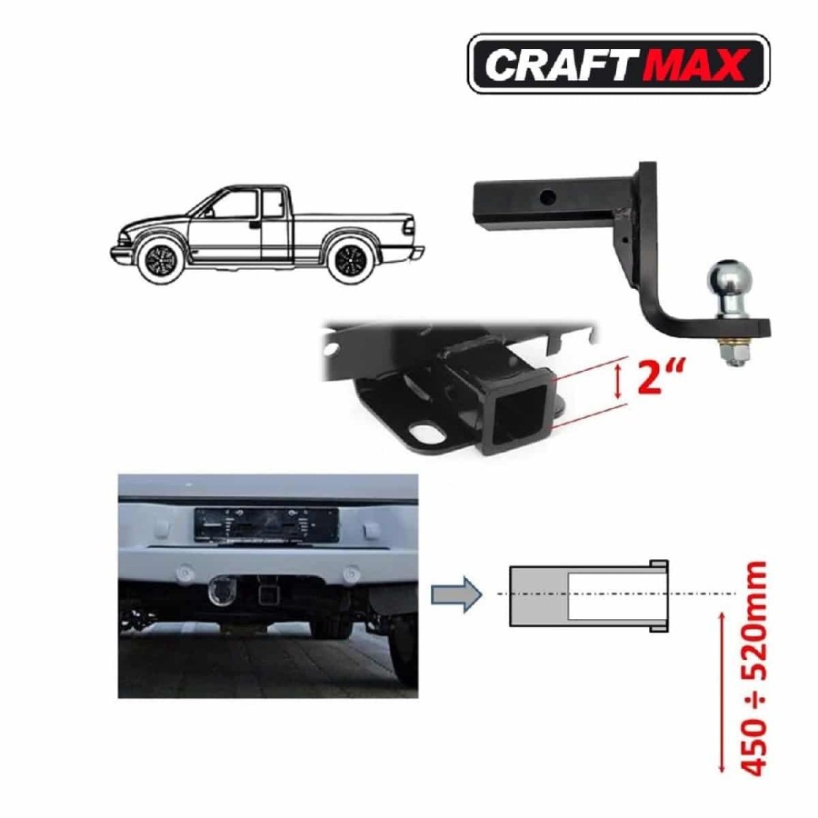 CRAFTMAX®-Anhaengerkupplung-Adapter-fuer-US-Fahrzeuge-Kugelkopf-Kupplungskugel-mit-10cm-tiefgezogenem-Kugelkopf-4
