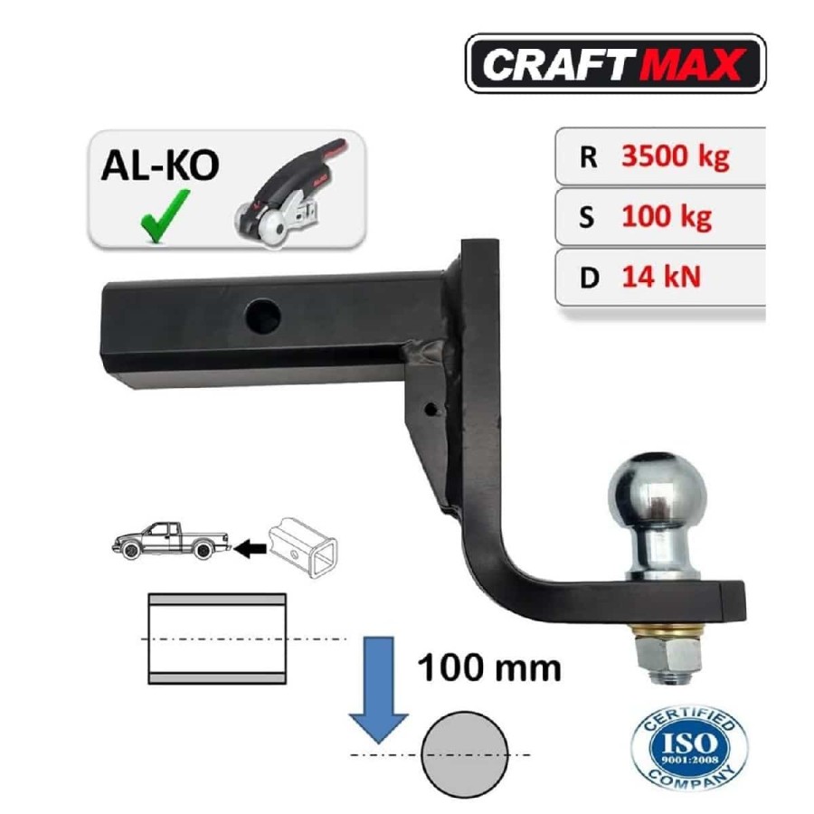 CRAFTMAX®-Anhaengerkupplung-Adapter-fuer-US-Fahrzeuge-Kugelkopf-Kupplungskugel-mit-10cm-tiefgezogenem-Kugelkopf-5