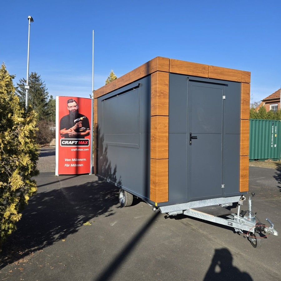 CRAFTMAX-Verkaufsanhaenger-Woody-1350-3.50x2.00x2.20m-Thermo-Sandwichpanele-mit-Holzdekor-gebremst-100kmh-5