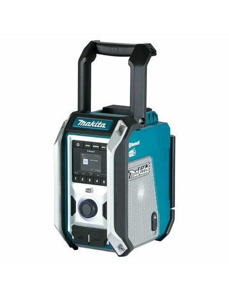 MAKITA®-LXT-18V-Akku-Baustellenradio-DMR115-DABDAB-FM-ueber-Netzteil-oder-Akku-1