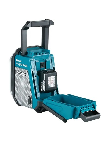 MAKITA®-LXT-18V-Akku-Baustellenradio-DMR115-DABDAB-FM-ueber-Netzteil-oder-Akku-3