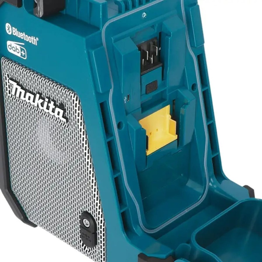 MAKITA®-LXT-18V-Akku-Baustellenradio-DMR115-DABDAB-FM-ueber-Netzteil-oder-Akku-5
