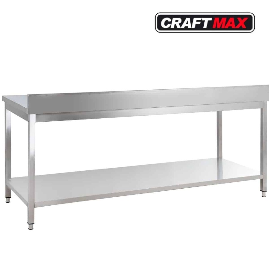 Gastro-Edelstahl-Arbeitstisch-160x60-cm-Grundboden-Aufkantung-Edelstahltisch-fuer-Imbisswagen-3