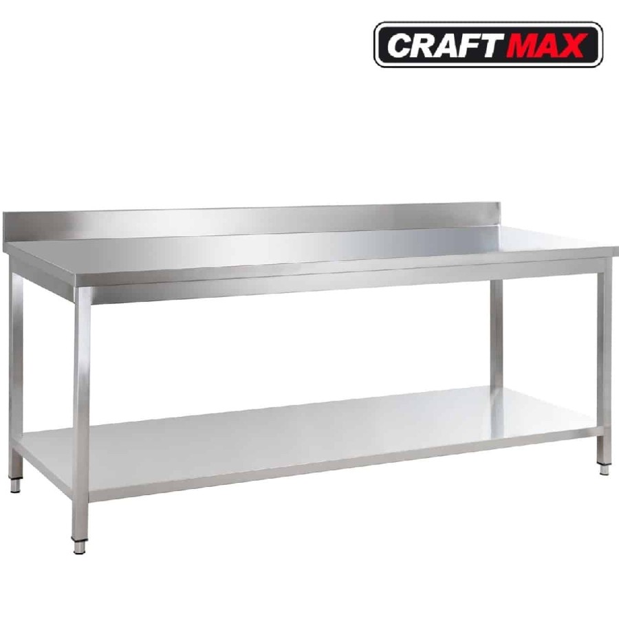Gastro-Edelstahl-Arbeitstisch-160x60-cm-Grundboden-Aufkantung-Edelstahltisch-fuer-Imbisswagen-1