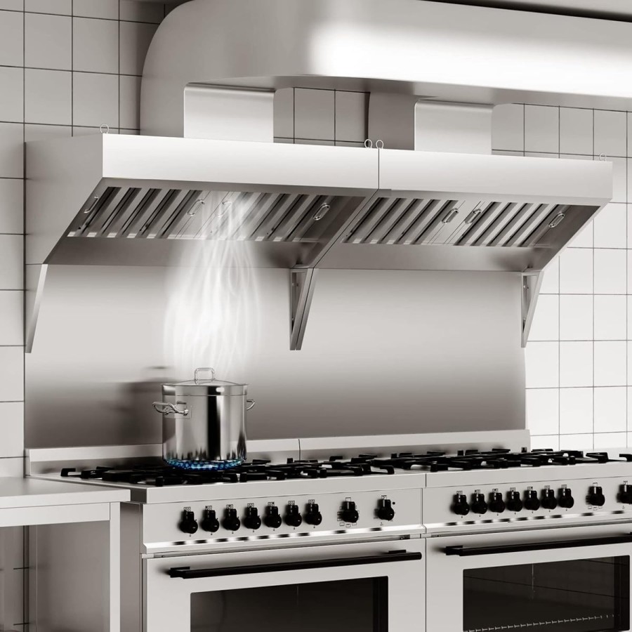 GASTRO-Edelstahl-Gewerbe-Dunstabzugshaube-120x76cm-Ablufthaube-leichte-Wandhaube-fuer-Konzessionsanhaenger-Imbissanhaenger-Foodt