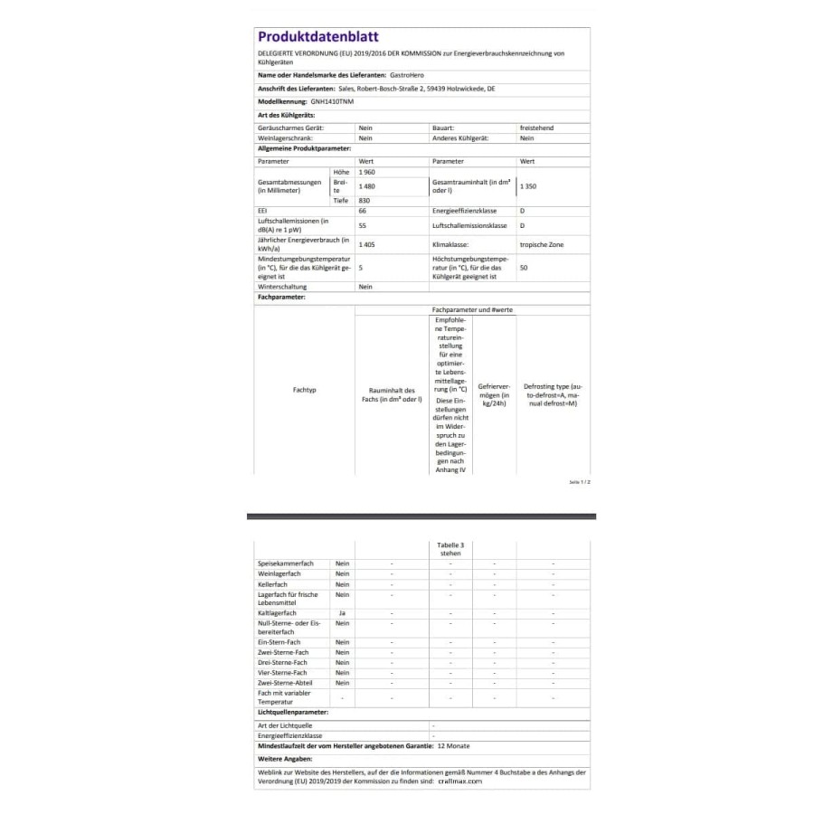 Gastro-Edelstahl-Monoblock-Gastronomie-Kuehlschrank-1350-Liter-grossvolumiger-freistehender-Gewerbekuehlschrank-Energiesparend-9