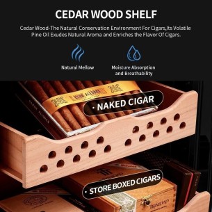 Elektrischer-Zigarren-Humidor-Zigarren-Humidor-Schrank-spanisches-Zedernholz-konstante-Temperatur-Feuchtigkeitsregulierung-Einge 2